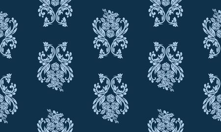 Seamless floral background designのイラスト素材