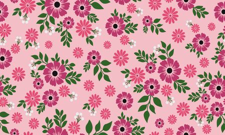 Floral background designのイラスト素材