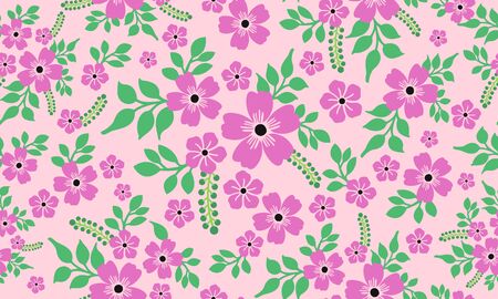 Floral background designのイラスト素材