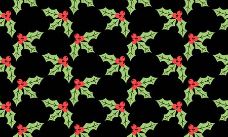 Christmas floral background designのイラスト素材