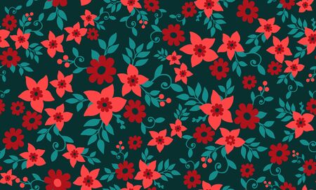 Floral background designのイラスト素材