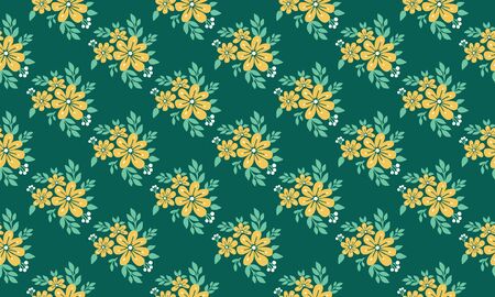 Seamless floral background designのイラスト素材