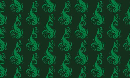 Seamless foliage background designのイラスト素材