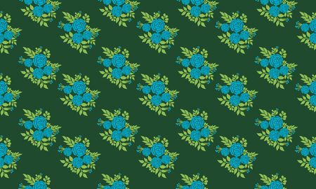 Seamless floral background designのイラスト素材