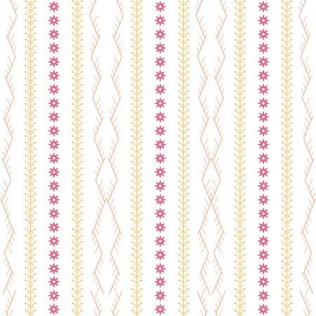 Embroidered design pattern for wall bedroom decor. Collectionのイラスト素材
