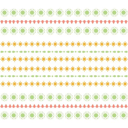 The art style of unique floral embroidery for wall bedroom decoration. Collectionのイラスト素材