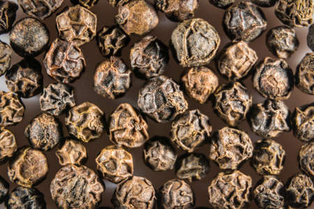Brown pepper corns spice extreme macro photohraphy