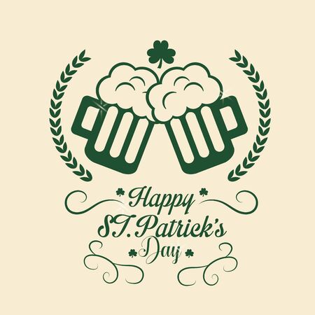Cute Patrick's day icon imageのイラスト素材