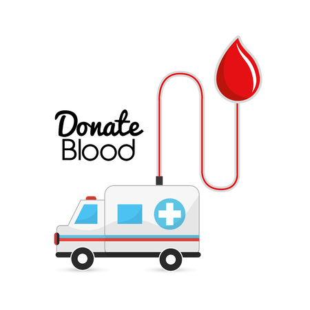 Cool blood donation tools iconのイラスト素材