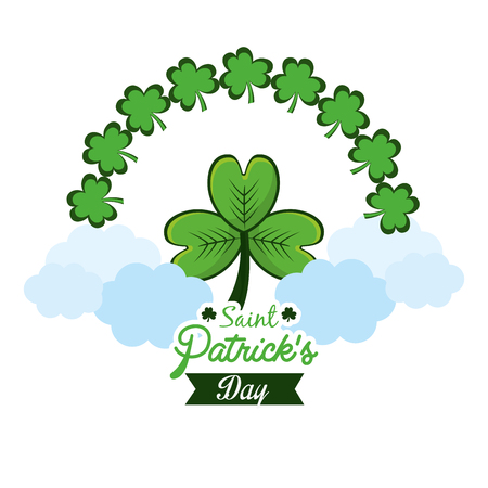 clover patricks day iconのイラスト素材