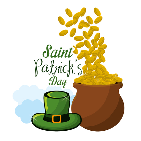 happy st patricks day iconのイラスト素材