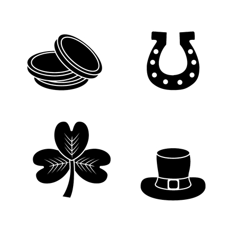 clover patricks day iconのイラスト素材