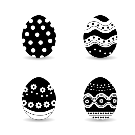 easter eggs day iconのイラスト素材