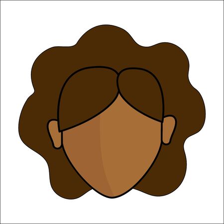 People, avatar face women iconのイラスト素材