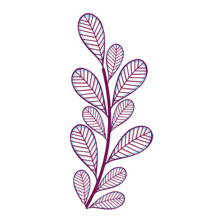 branch plant decoration design, vector illustration imageのイラスト素材