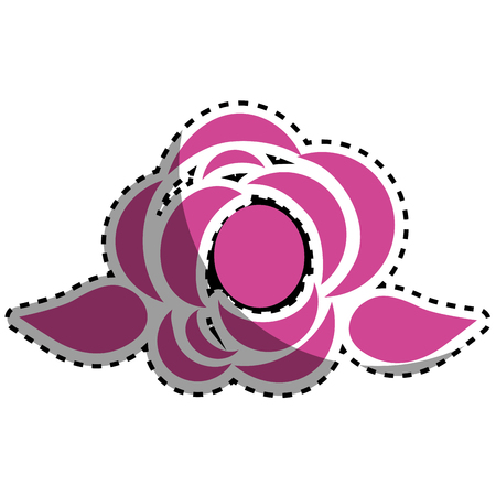 Beautiful flower decoration imageのイラスト素材