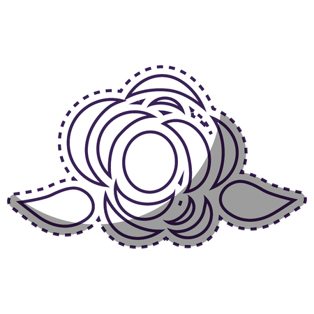 Beautiful flower decoration imageのイラスト素材