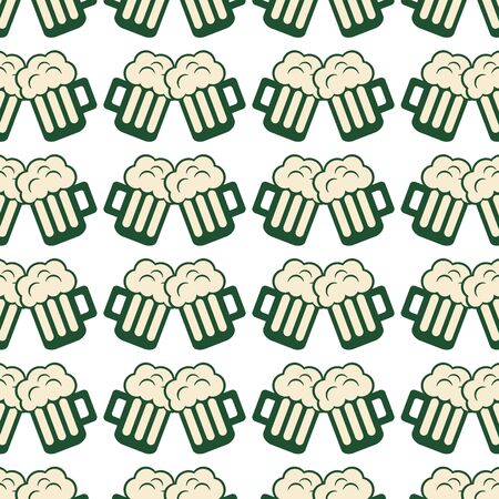 Beer drinks celebration backgroundのイラスト素材