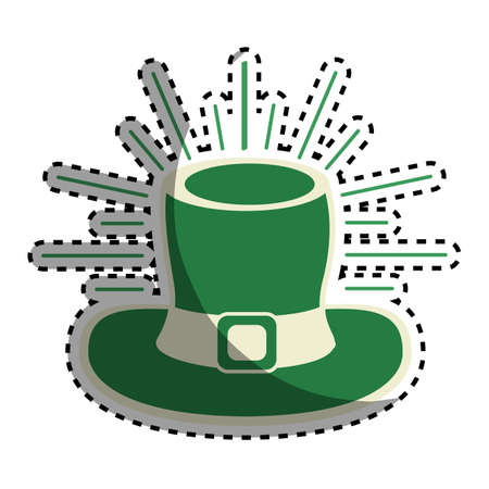 Green hat accessory st patrickのイラスト素材