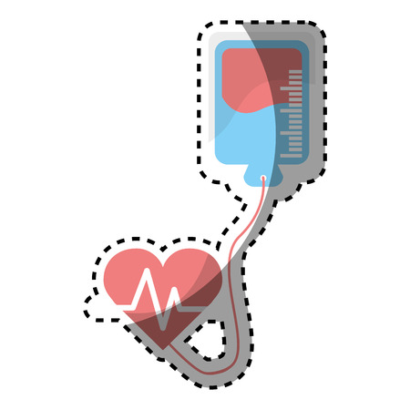Red blood donation medical transfusionのイラスト素材