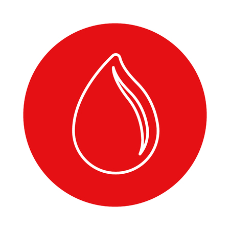 Red symbol drop blood donation transfusionのイラスト素材