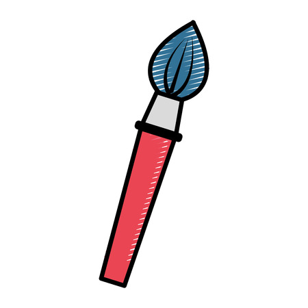 paint art brush tool design, vector illustrationのイラスト素材