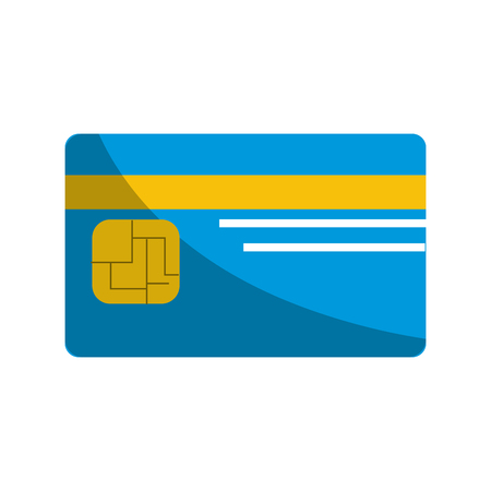 Credit card to save money in the bank.のイラスト素材