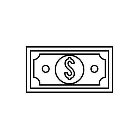 Figure bill dollar money.のイラスト素材