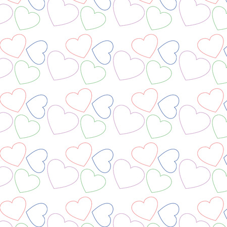 cute heart love icon backgroundのイラスト素材