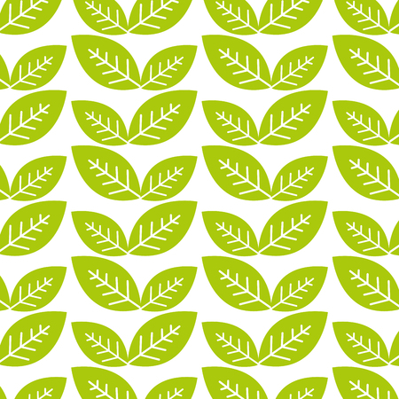 natural green leaves backgroundのイラスト素材