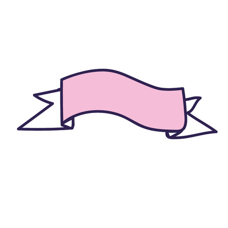 Cute ribbon decoration designのイラスト素材