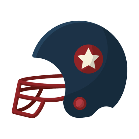 Football helment to uniform to play sportのイラスト素材