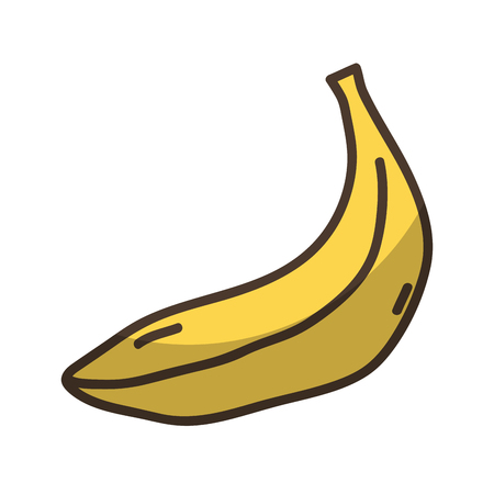 delicious fresh banana organic fruitのイラスト素材