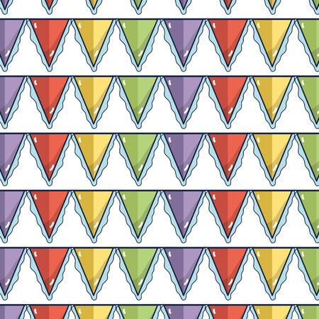 Flags party to decoration design tradition backgroundのイラスト素材