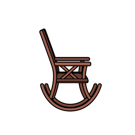 comfortable chair to relaxation object iconのイラスト素材