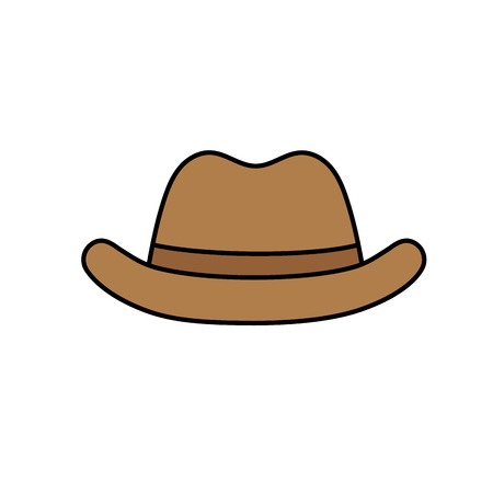 elegant hat to use in the headの写真素材