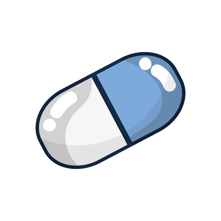 pill medicament to healthcare of peopleのイラスト素材