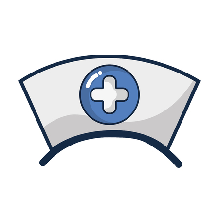 nurse hat element that used in the hospitalのイラスト素材