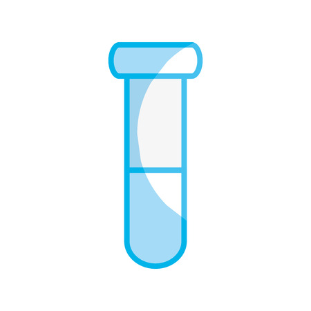 silhouette medical analysis tube to biology prescriptionのイラスト素材