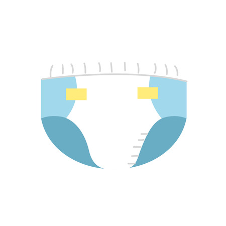 Baby diaper thet use unterwearのイラスト素材