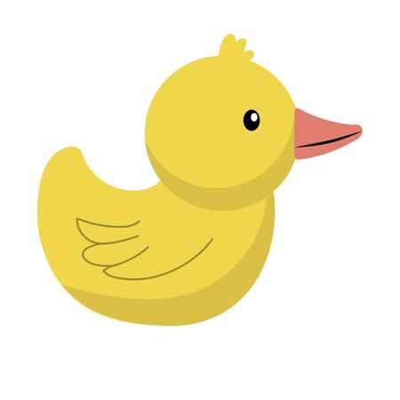 Rubber ducky vector illustrationのイラスト素材