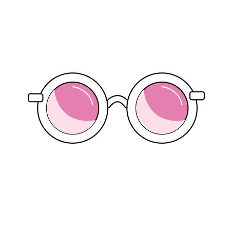 glasses with fashion style designのイラスト素材