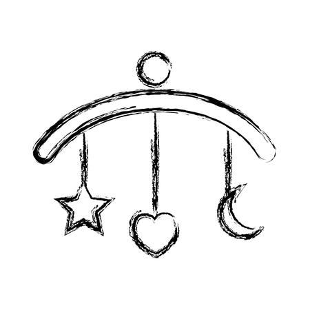 figure skydream to baby sleeping vector illustration design imageのイラスト素材