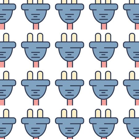 power cable to electronic connect energy backgroundのイラスト素材