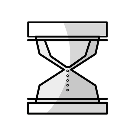 Line hourglass object to know the time vector illustration.のイラスト素材