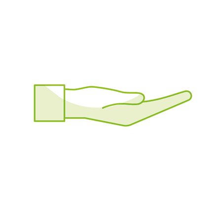 silhouette hand gesture with fingers icon design vector ullustrationのイラスト素材