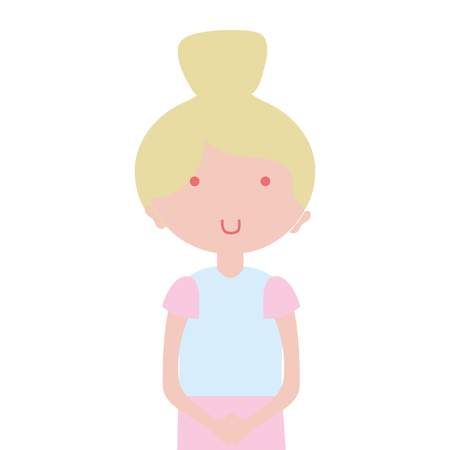 beauty woman with hairstyle designのイラスト素材