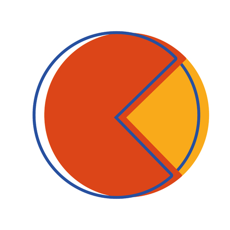 statistic bar to presentation the business documents vector illustrationのイラスト素材