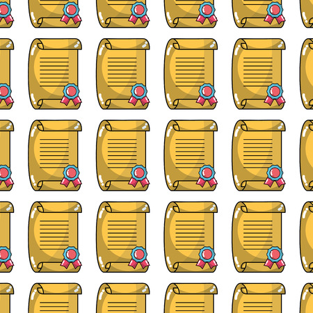 graduation certificate document to grade celebration backgroundのイラスト素材