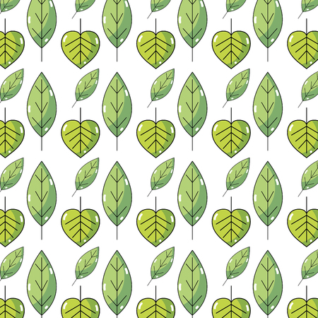 natural leaf and tropical biology backgroundのイラスト素材